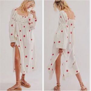 NWOT Free People Emory Embroidered Dress